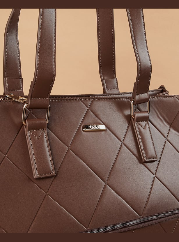 CODE Quilted Laptop Bag with Insulated Pocket