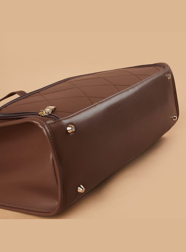 CODE Quilted Laptop Bag with Insulated Pocket