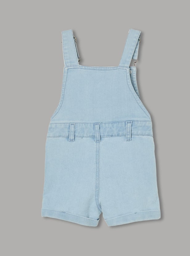 JUNIORS Boys Mickey Mouse Dungaree with T-shirt
