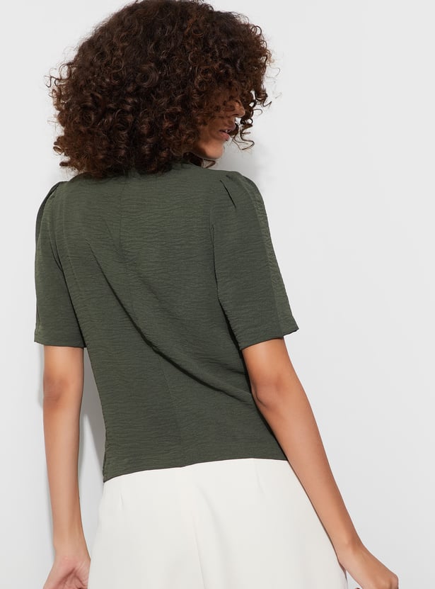 CODE Textured Notched Lapel Jacket