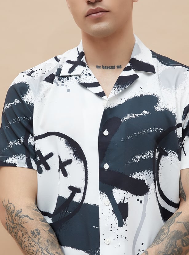 SmileyWorld Printed Regular Fit Shirt