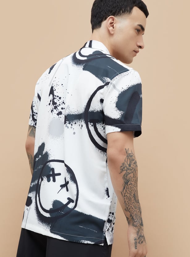 SmileyWorld Printed Regular Fit Shirt