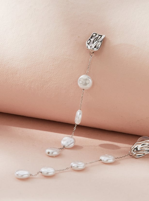 GINGER Pearl Drop Earrings
