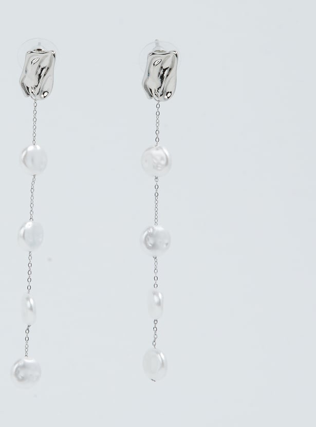 GINGER Pearl Drop Earrings