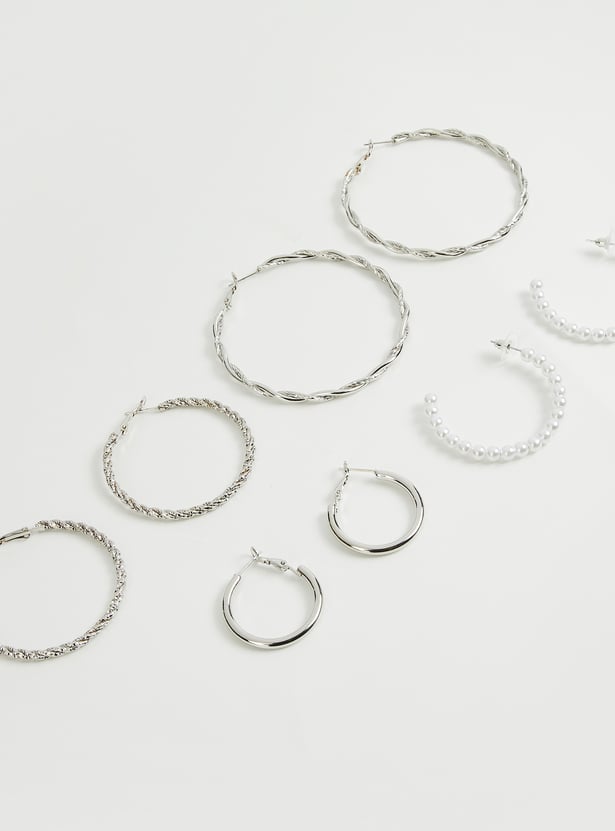 GINGER Assorted Hoop Earrings - Pack of 4
