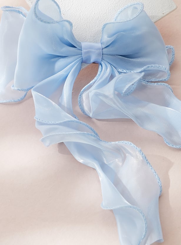 GINGER Bow French Barette Clip