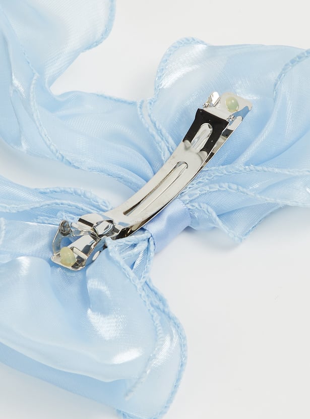 GINGER Bow French Barette Clip