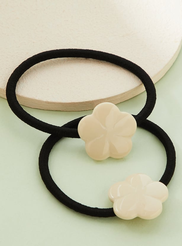GINGER Floral Hair Bands - Pack of 2