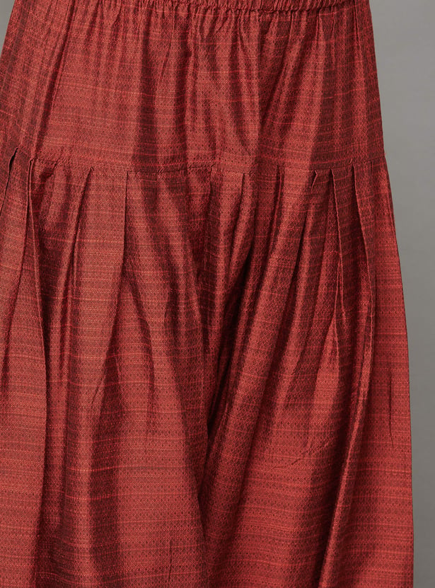 SPAN Embroidered Straight Kurta Set