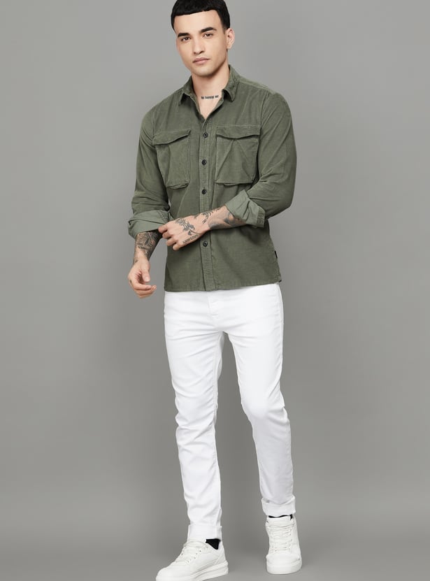 PEPE JEANS Corduroy Textured Shirt