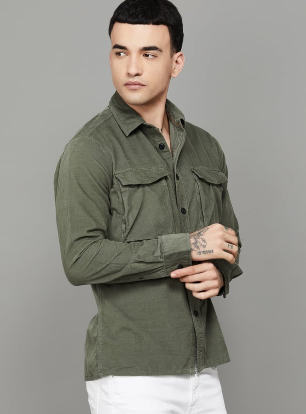 PEPE JEANS Corduroy Textured Shirt