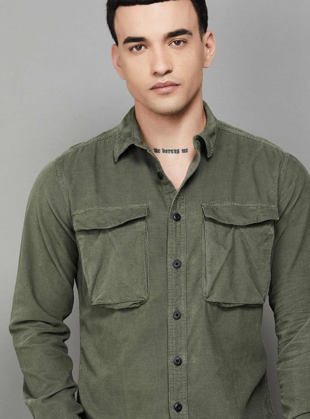 PEPE JEANS Corduroy Textured Shirt