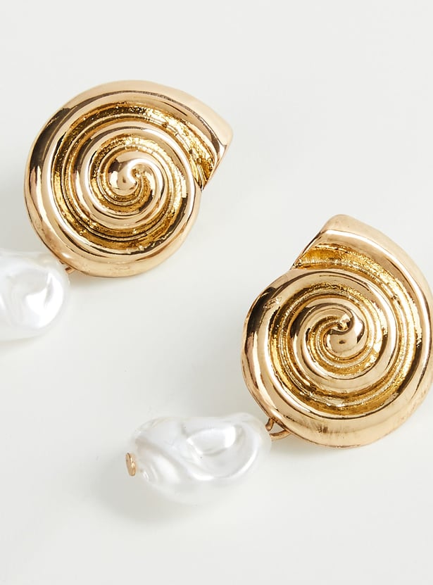 GINGER Embellished Drop Earrings