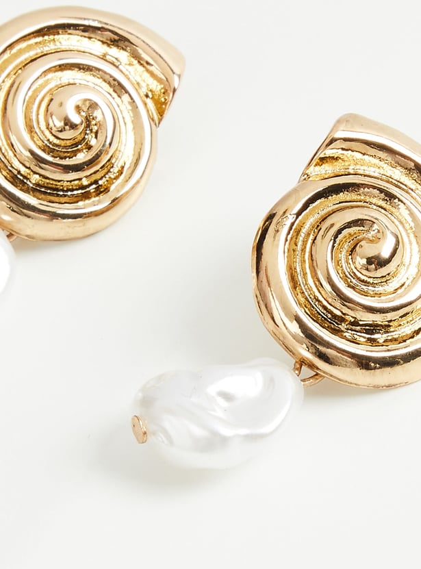 GINGER Embellished Drop Earrings