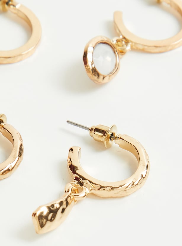 GINGER Assorted Drop Earrings - Pack of 3