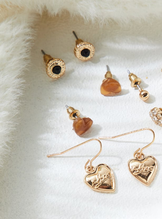 GINGER Assorted Earrings - Pack of 5