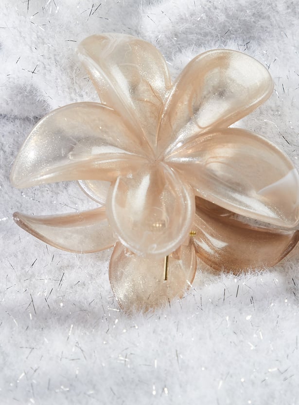 GINGER Floral Claw Clip