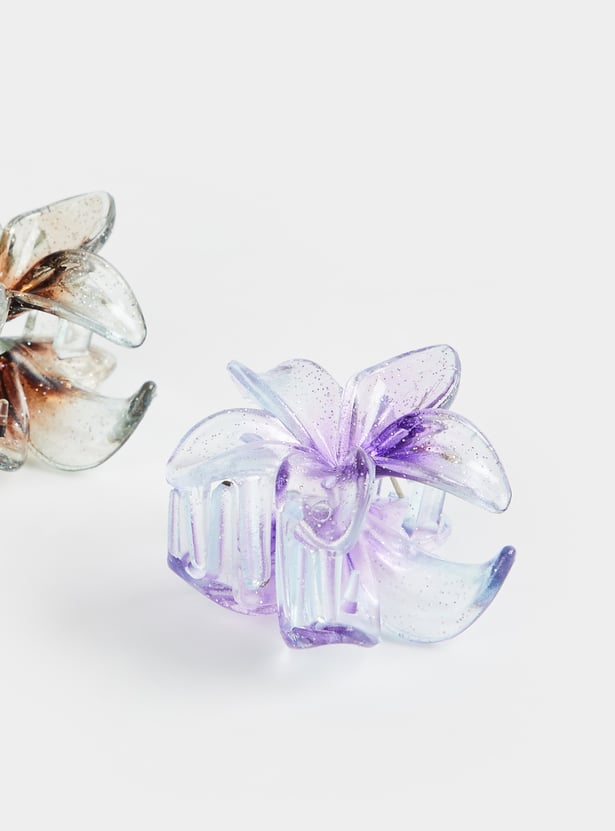 GINGER Flower-Shaped Clutchers - Pack of 2