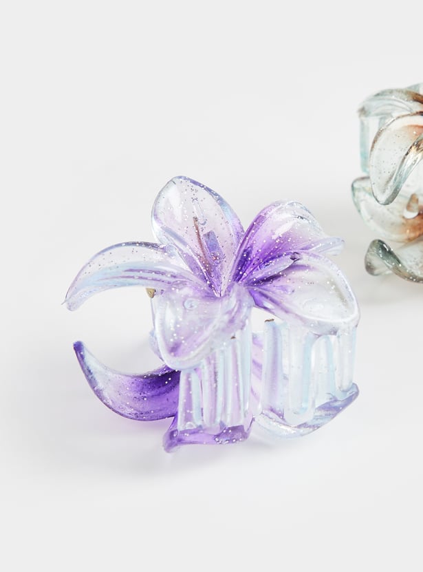 GINGER Flower-Shaped Clutchers - Pack of 2