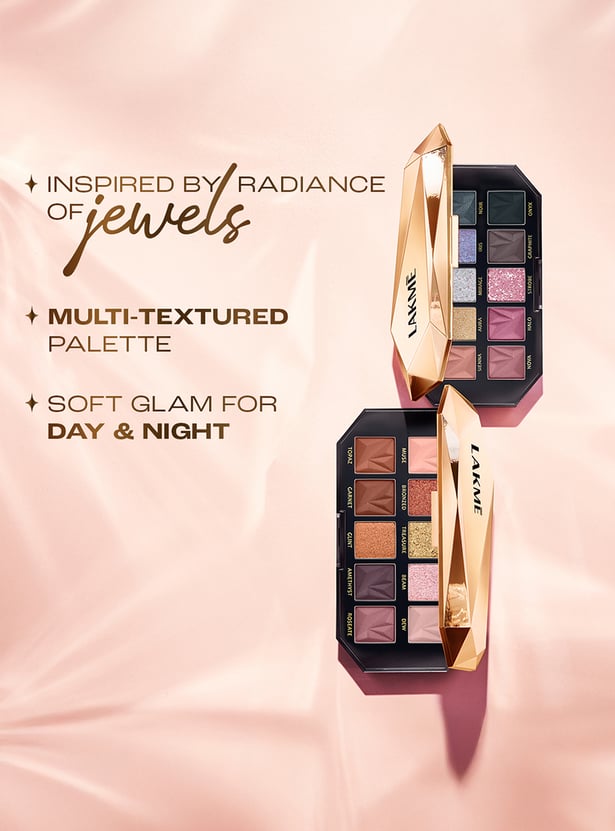 LAKME Be-jewel Multichrome Eyeshadow - Midnight Metals - 12g