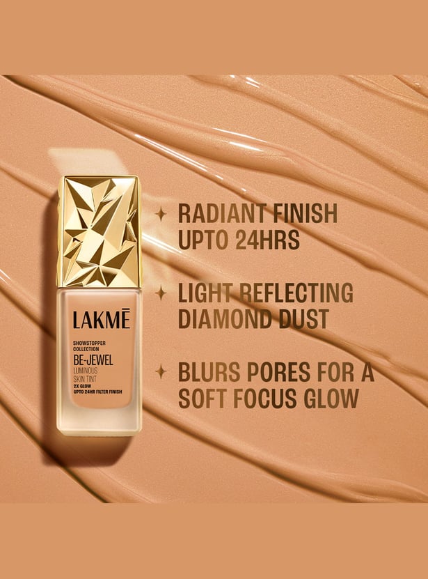 LAKME Be-Jewel Luminous Skin Tint - Warm Beige - 25ml