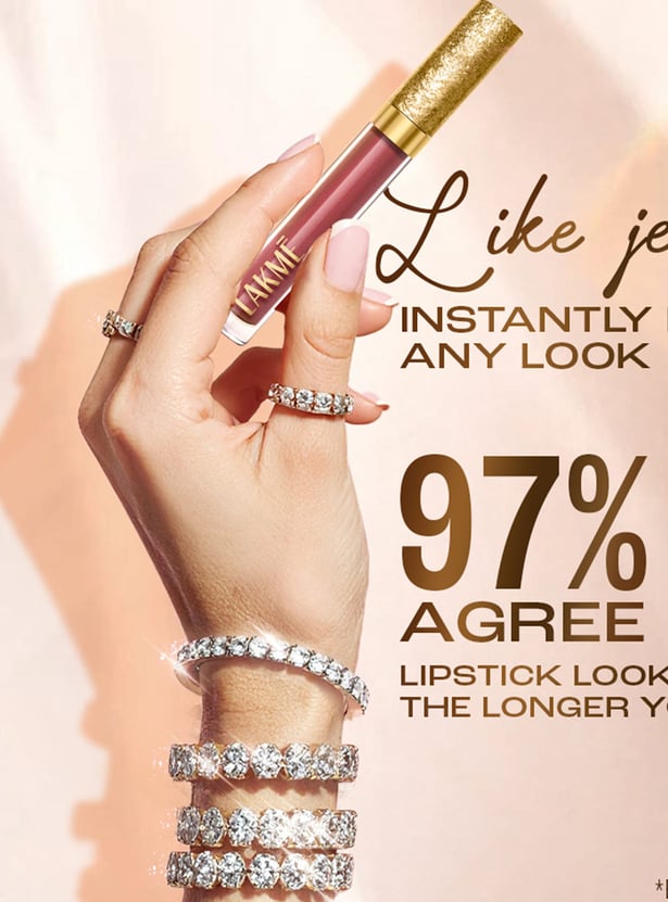 LAKME Be-jewel Shimmer Lip Liquid - 501 Rose Quartz - 3.5ml