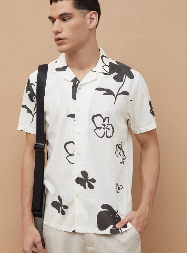 CODE UNWIND Printed Regular Fit Shirt