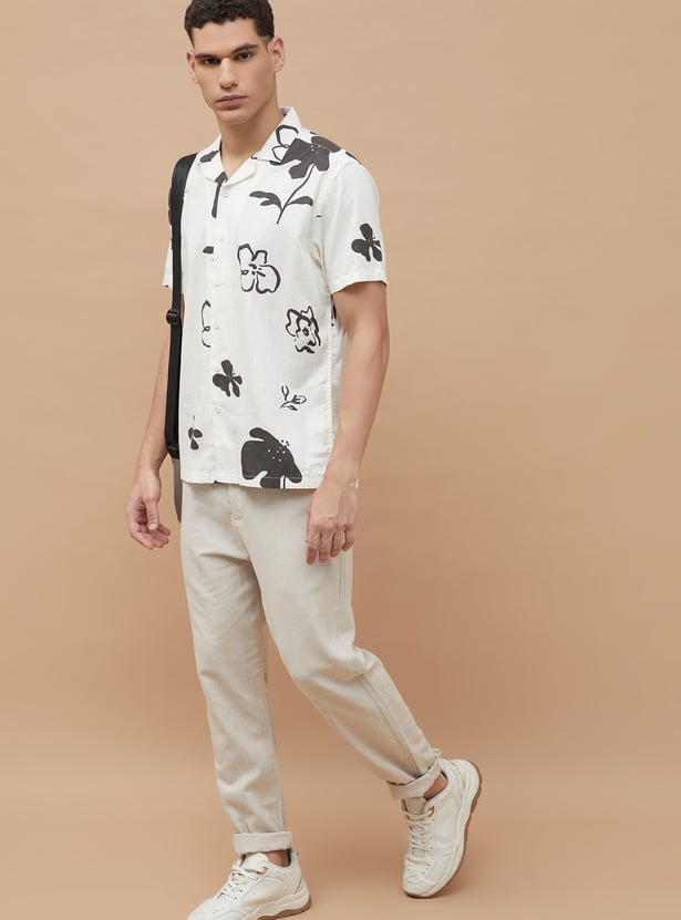 CODE UNWIND Printed Regular Fit Shirt