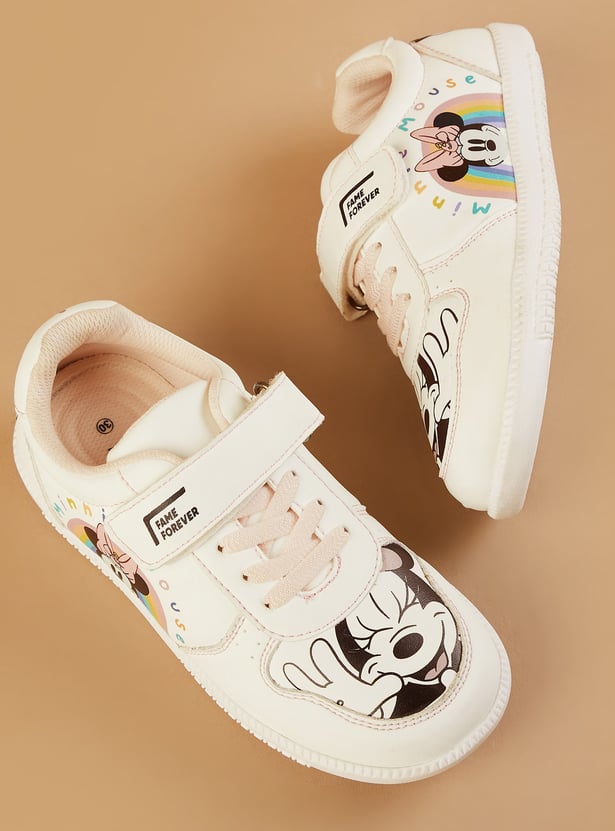 FAME FOREVER Girls Girls Minnie Mouse Print Shoes