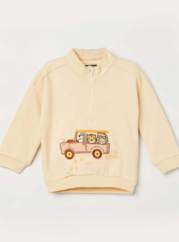 JUNIORS Boys Embroidered Sweatshirt