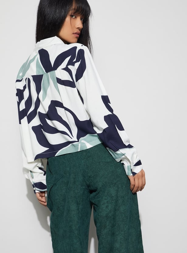 GINGER Abstract Print Shirt