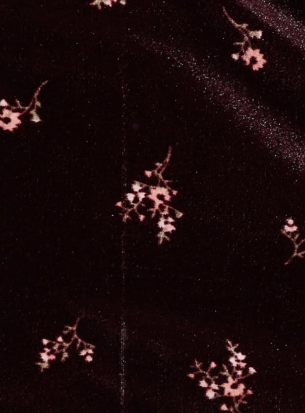 GINGER Floral Print Mini Skirt