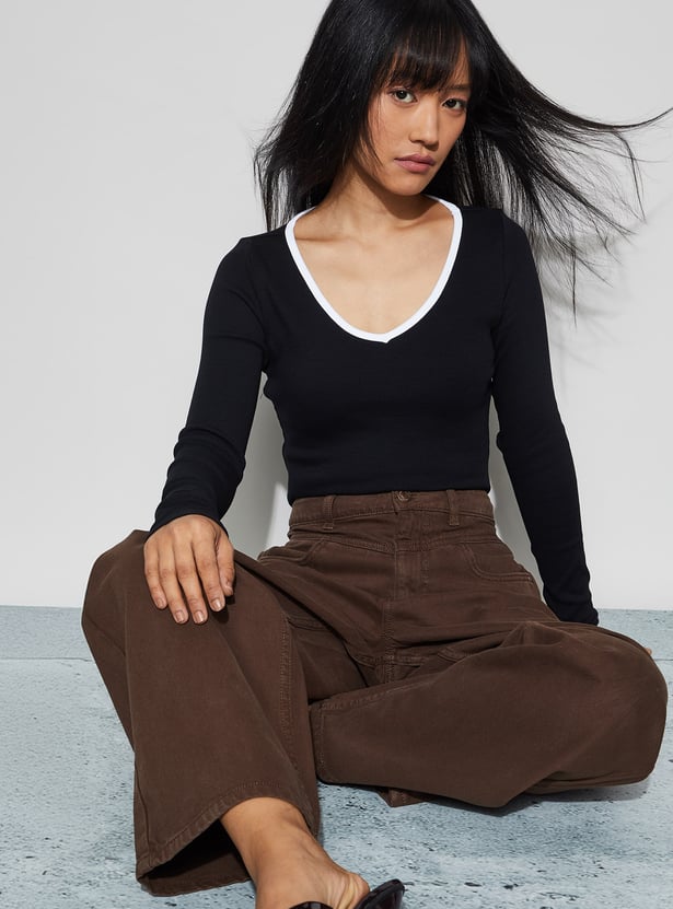 GINGER Ribbed Top