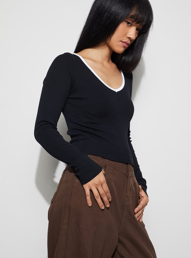 GINGER Ribbed Top