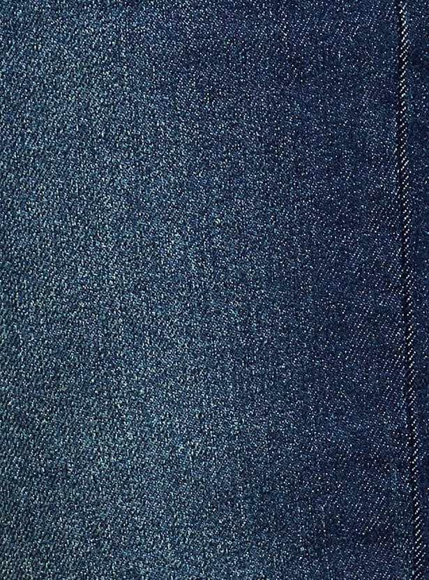 GINGER Washed Bootcut Jeans