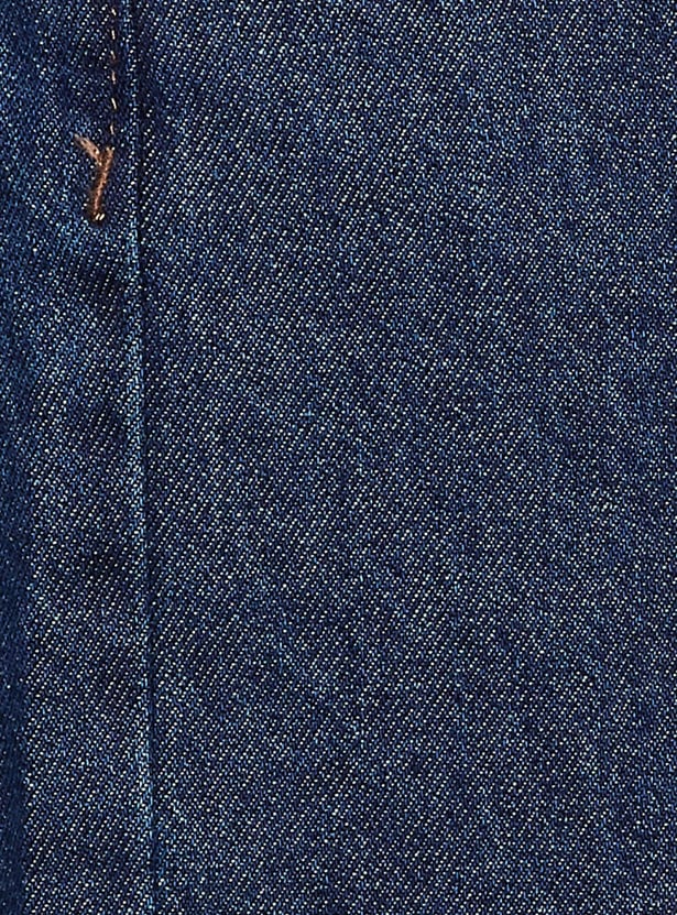 GINGER Washed Wide Leg Jeans