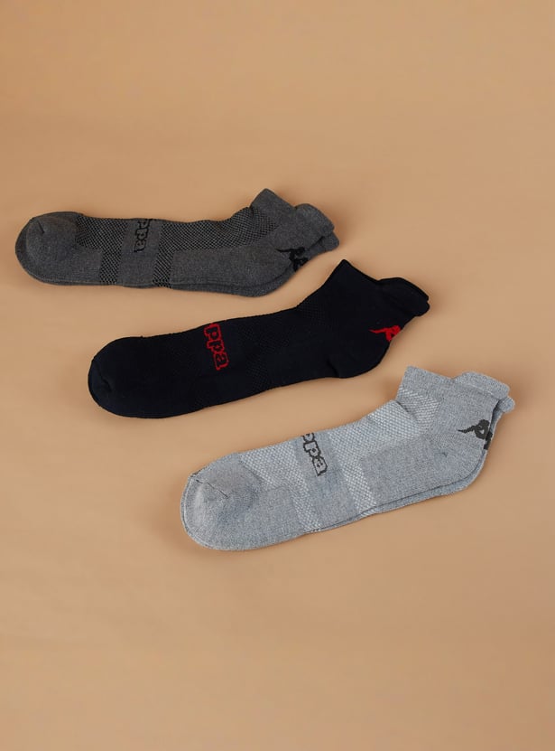 KAPPA Patterned Ankle-Length Socks - Pack of 3