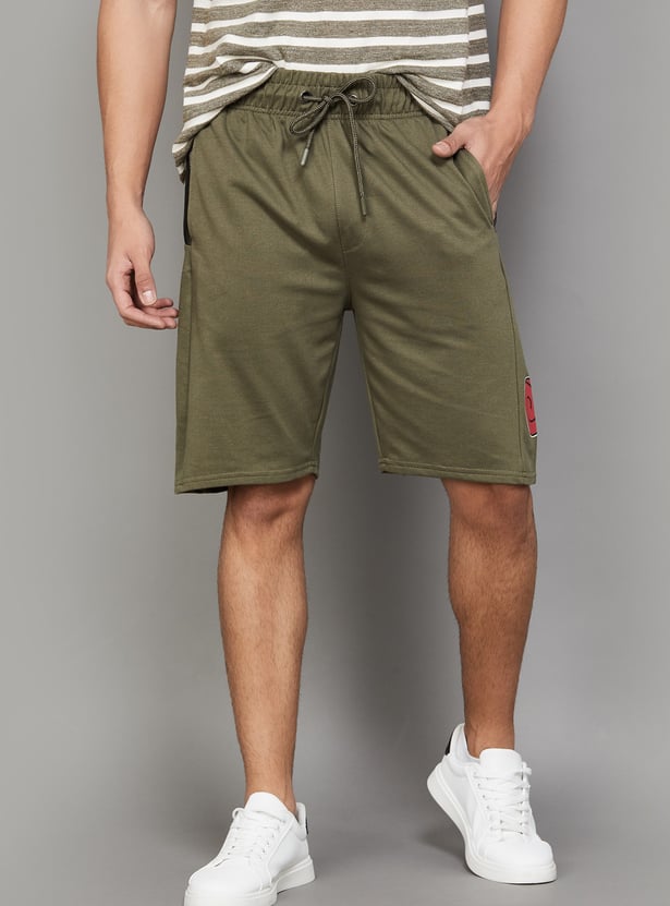 FREE AUTHORITY Solid Regular Fit Shorts