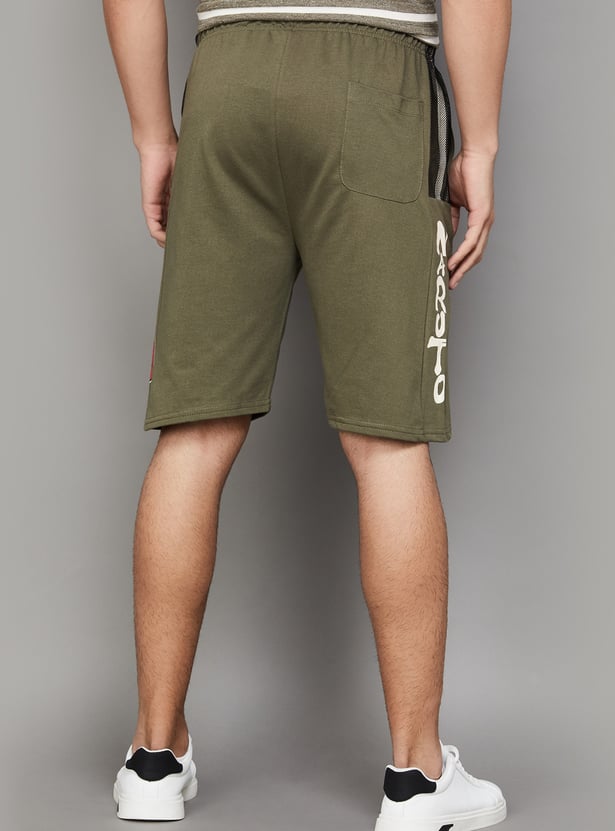 FREE AUTHORITY Solid Regular Fit Shorts