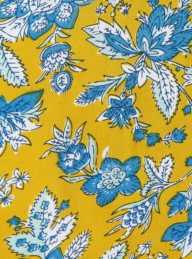 MELANGE Floral Print Straight Kurta