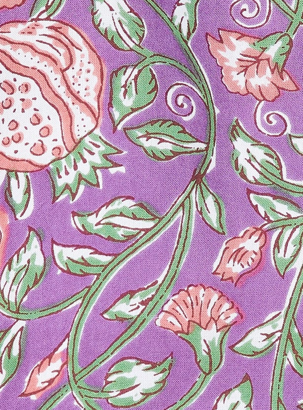 MELANGE Floral Print Straight Kurta