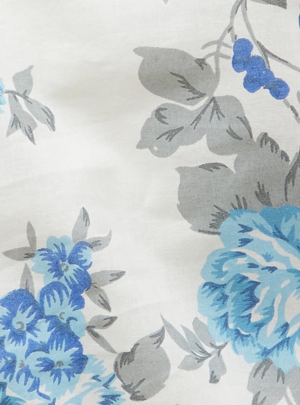 MELANGE Floral Print Straight Kurta