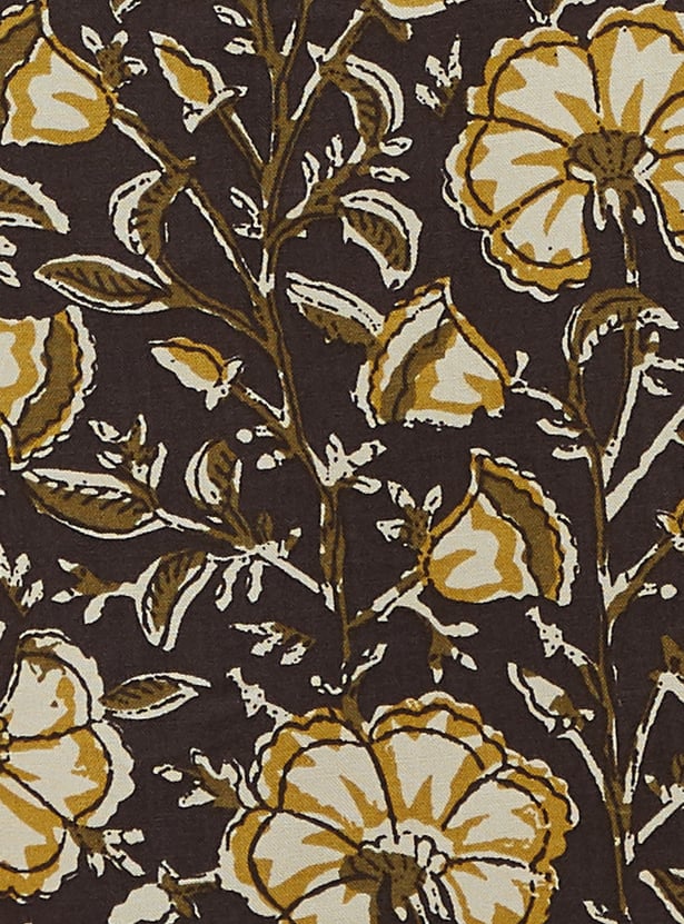 MELANGE Floral Print Straight Kurta