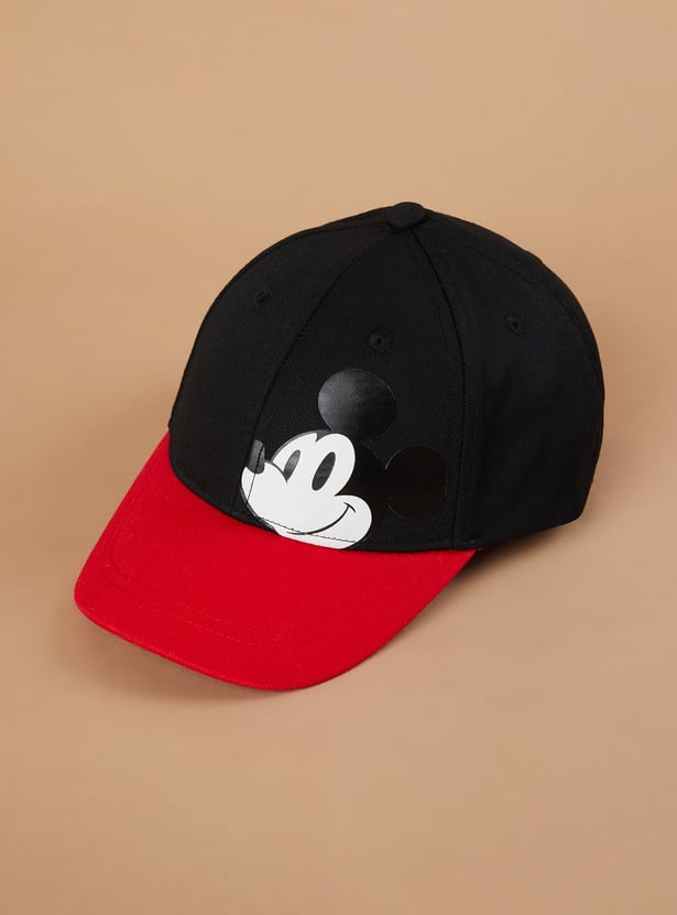 FAME FOREVER Mickey Mouse Print Cap