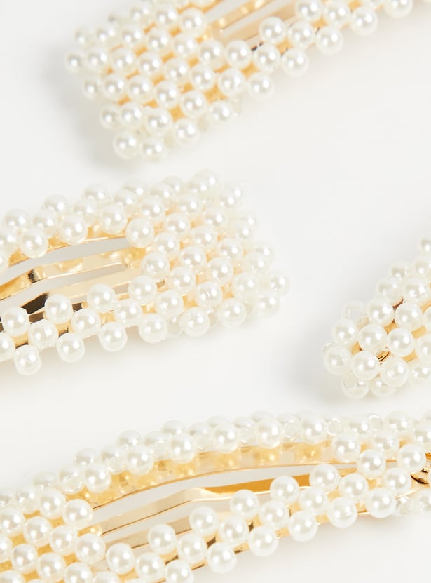 FAME FOREVER Embellished Alligator Clips - Pack of 4