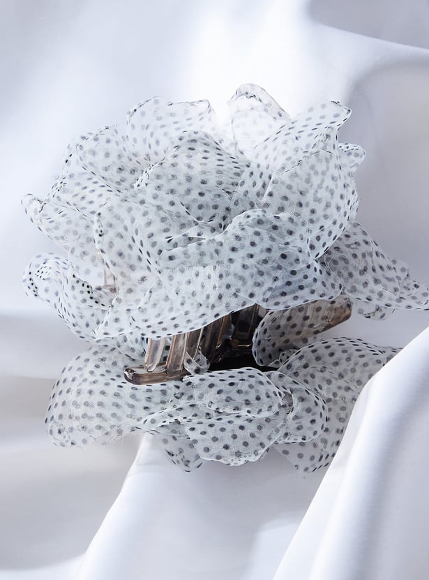 FAME FOREVER Flower Detail Hair Clutcher