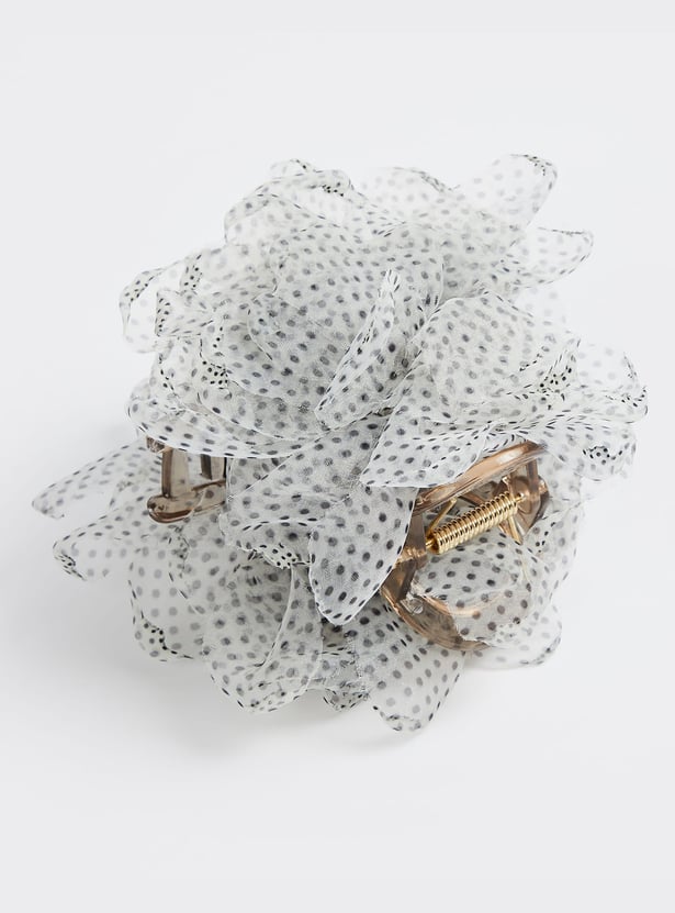 FAME FOREVER Flower Detail Hair Clutcher