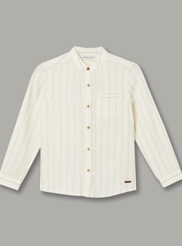 FAME FOREVER Boys Striped Shirt