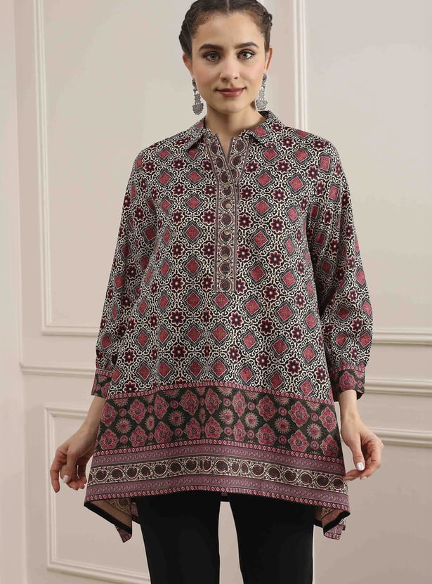 BIBA Printed A-line Tunic