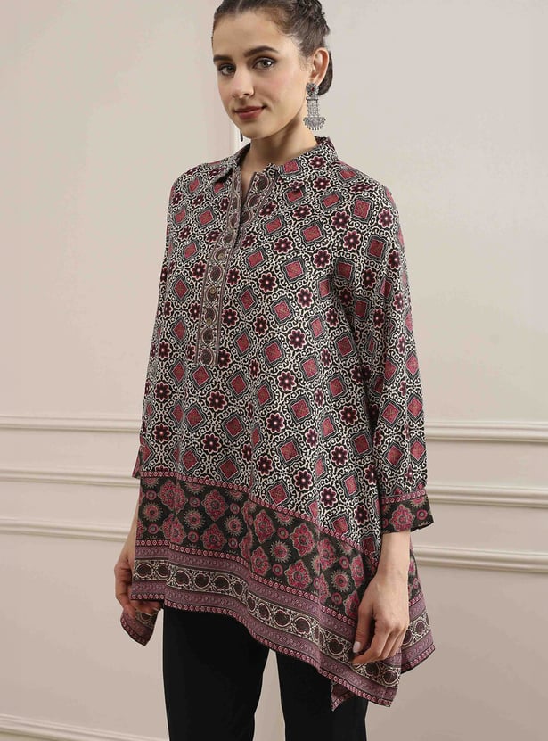 BIBA Printed A-line Tunic